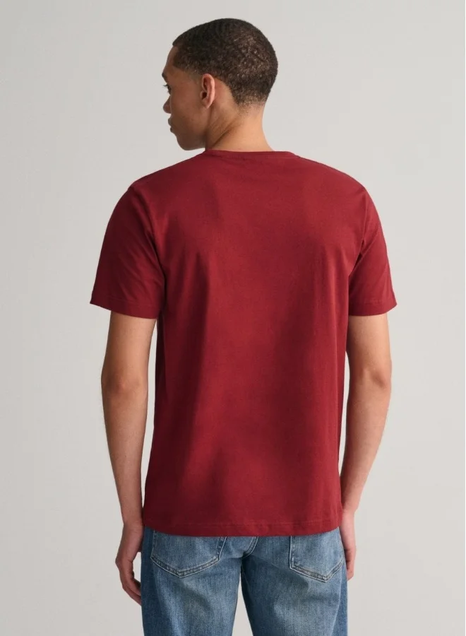 غانت Regular Fit Shield T-Shirt