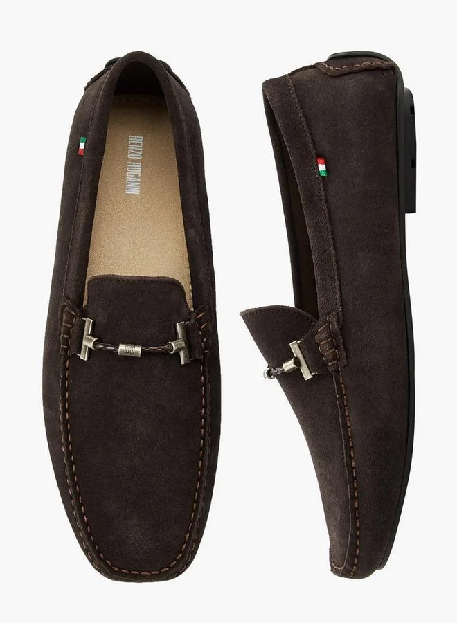Men Slip-On Leather Loafers