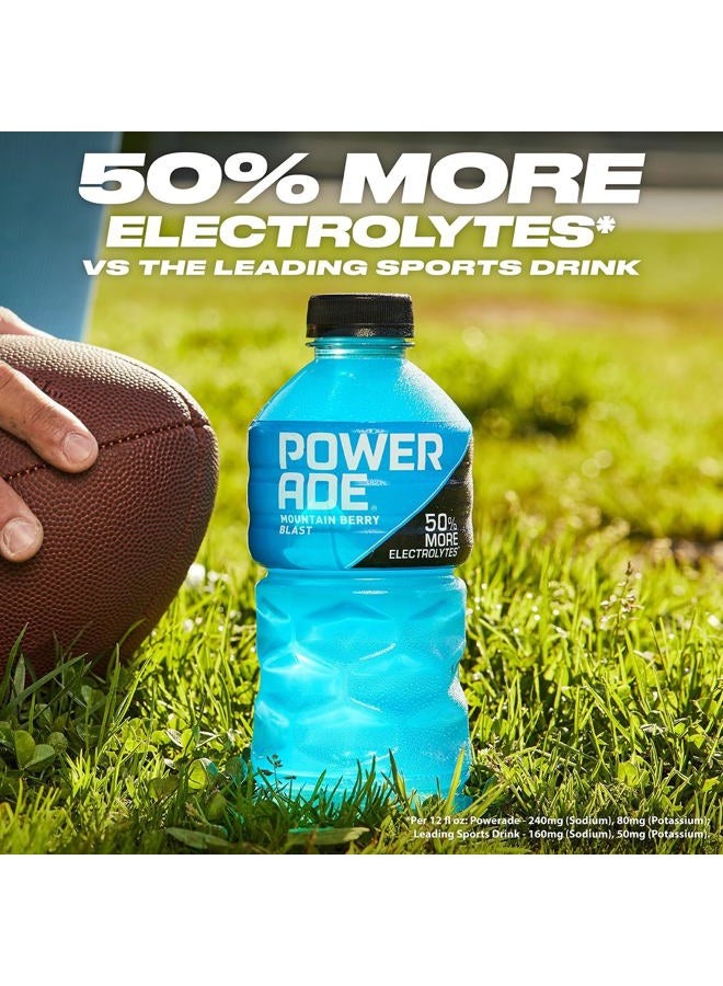 Powerade مشروب رياضي بنكهة التوت المختلط معزّز بالإلكتروليتات خالي من السكر، 20 أونصة (عبوة من 24) - Image 5