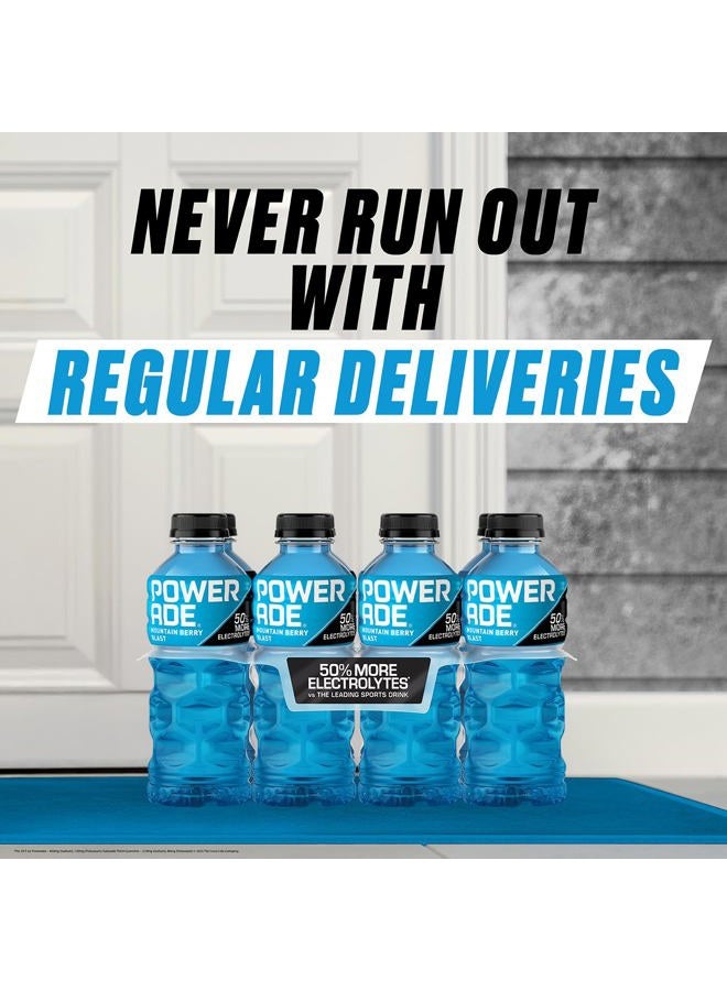 Powerade مشروب رياضي بنكهة التوت المختلط معزّز بالإلكتروليتات خالي من السكر، 20 أونصة (عبوة من 24) - Image 4