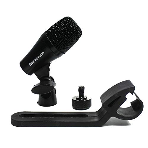 Darverson Cardioid Dynamic Tom Drum Microphone with Fixed Holder Mount and XLR Output - Image 5