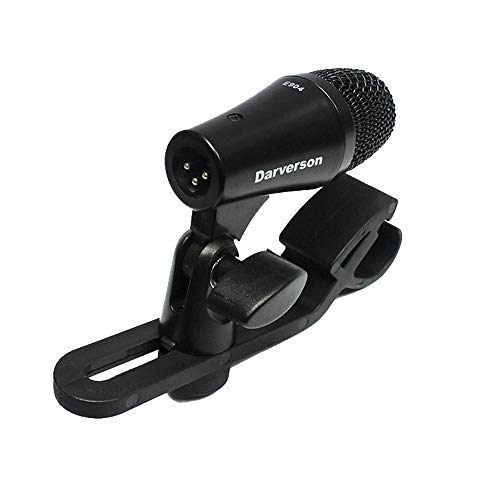 Darverson Cardioid Dynamic Tom Drum Microphone with Fixed Holder Mount and XLR Output - Image 4