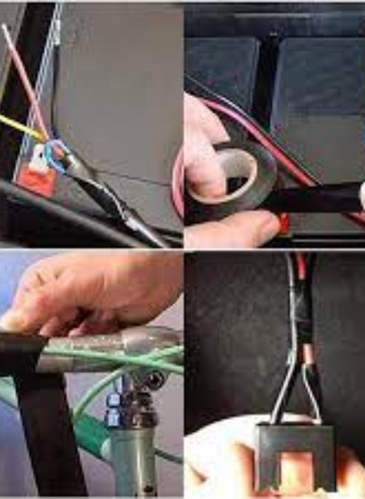 KNP KNP Insulating Wire Tape (Black) is widely used in electrical applications for insulation, protection, and organization.  - Image 3