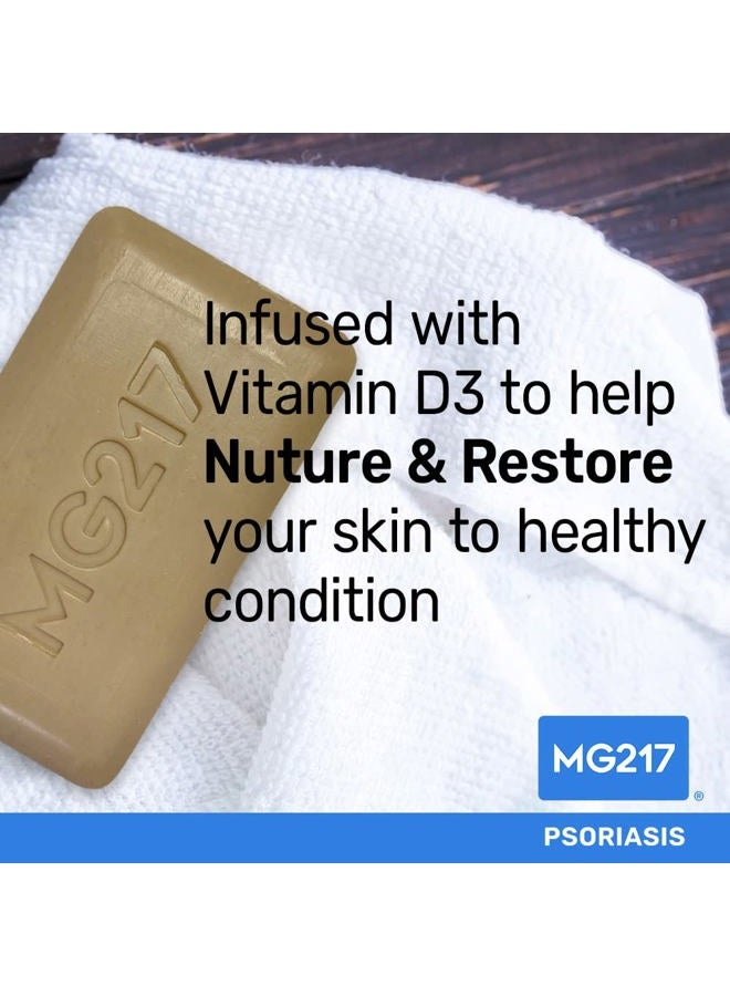 MG217 Psoriasis Dead Sea Exfoliating Bar Soap, Heal & Condition with Dead Sea Salt, Bee Propolis, Vitamin D3 for Psoriasis Skincare, 5oz - Image 5