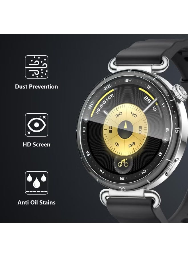 2 Pack Screen Protector for Huawei GT6 41mm, with Auto-alignment Installation kit, HD Scratch-Resistant Tempered Glass Screen Protector for Huawei GT 6 41mm - Image 2