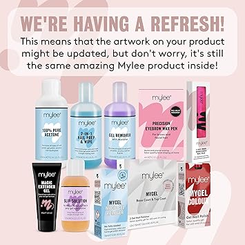 Mylee 3 Pack Double Sided Half Moon Nail File 100180 Grit Salon Quality Nails Professional Manicure Tool Use on Natural Nails or Extensions - Image 2