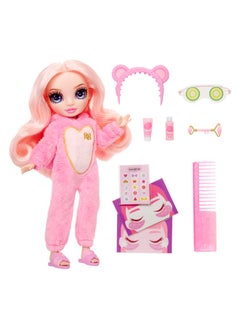 RAINBOW HIGH Jr High Pj Party - Bella, Pink 9" Posable Fashion Doll With Soft Onesie, Slippers, Fun Play Accessories, Great Toy Gift For Girls Kids Ages 4-12 Years  - Image 2