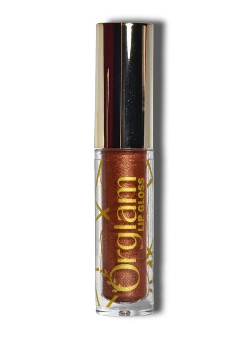 orglam caramel lip gloss-long lasting (Hyaluronic acid+10x vitamin E)