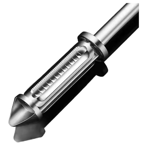 TASMAX Peeler for Vegetables and Fruits Kitchen Tools 3 in 1 Multifunctional Kitchen Use Vegetables Julienne Peeler for Salad Preparation, Durable Vegetable Tool Peelers (Silver/Black) (Pack of 1) - Image 5