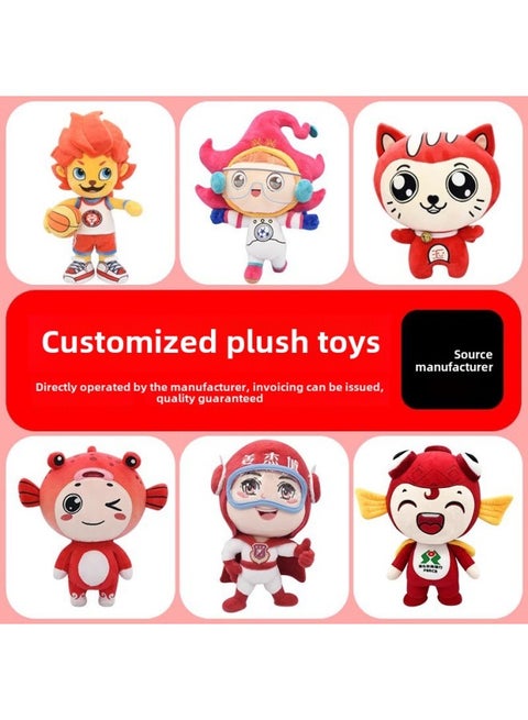 To Map To Sample Plush Toys Custom Enterprise Mascot Doll Doll Custom Doll OEM Processing Logo-Specifications:Customized Samples-Color:For Customization, Please Consult Customer Service