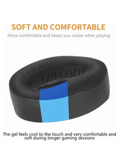 OULIYO PS5 Headset Earpads Cooling Gel Pulse 3D Wireless Ear Pads Cushions Replacement for Sony Playstation 5/PS5/Pulse 3D Wireless Gaming Headset, Soft and Comfortable Ear Cups Accessories (Black)  - Image 4