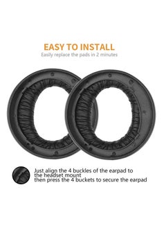 OULIYO PS5 Headset Earpads Cooling Gel Pulse 3D Wireless Ear Pads Cushions Replacement for Sony Playstation 5/PS5/Pulse 3D Wireless Gaming Headset, Soft and Comfortable Ear Cups Accessories (Black)  - Image 5