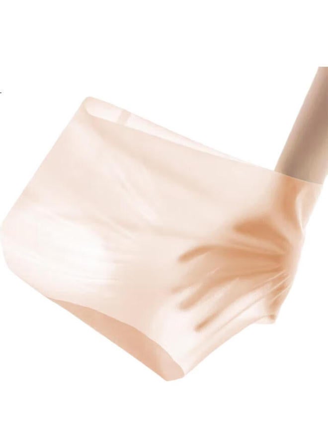 Joae Seamless Face Mask Panties, Ultra-Thin Women'S Underwear, Ice Silk, Summer Antibacterial, Natural Waist, Yoga, No Wedgie, Size L - Image 3