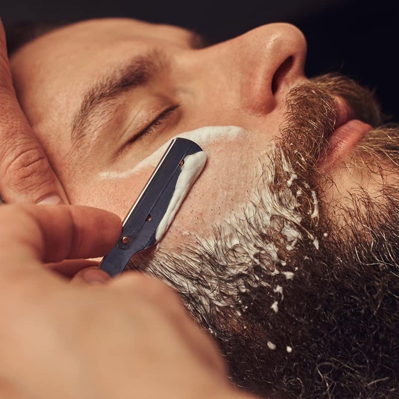 Fcysy Professional 11 Pcs Hair Cutting Tools - Baber Scissors, Blend Shears, Straight Edge Razor, Thinning Shears for Hair Cutting - Image 5