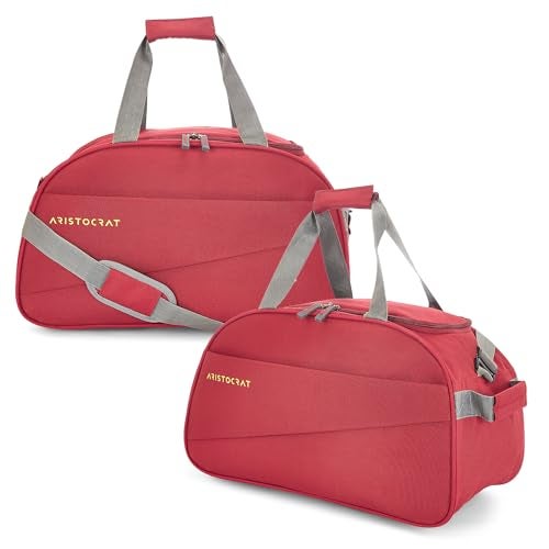 Aristocrat Polyester Rookie Duffle Bag (E) 62 Red, 30 cm - Image 3