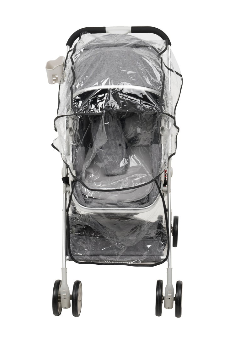 حبيبي Uniqoo 6 Grey new - عربة أطفال محمولة متميزة - Image 5