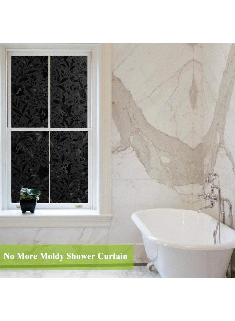 Y&D Window Film Decorative Privacy No Glue Tulip Pattern Glass Sticker For Door Home House Ofiice Heat Control Anti UV 45 x 200 cm  - Image 5