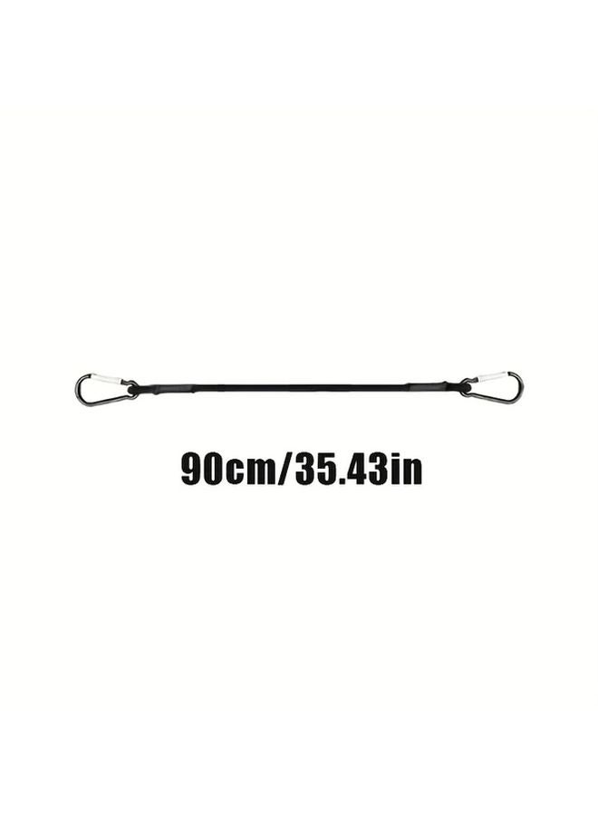 Heavy Duty Stretchable Bungee Cords 35.43 Inch Black Tie Down Straps 122lb Strength - Image 1