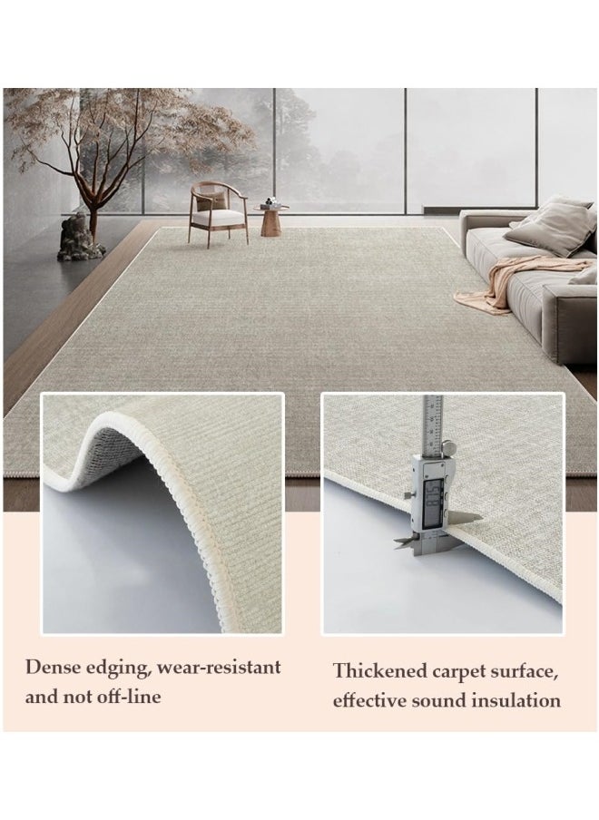 GGEROU Living Room Rugs, Non-Slip and Non-Shedding Large Rugs for Living Room, Washable Low Pile Carpet Wear-Resistant Rugs Office 200 x 300cm  - Image 3