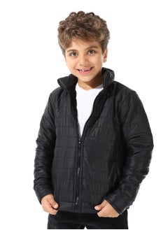 Andora Boy's Waterproof Padded Jacket With Fur  - Image 1