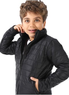 Andora Boy's Waterproof Padded Jacket With Fur  - Image 4