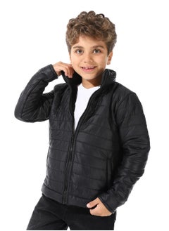 Andora Boy's Waterproof Padded Jacket With Fur  - Image 2