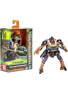 TRANSFORMERS لعبة نايتبيرد من فئة ديلوكس ريس أوف ذا بيست 5 إنش تمثال الحركة للأطفال من الأولاد والبنات أعمار 6 سنوات وما فوق  - Image 3