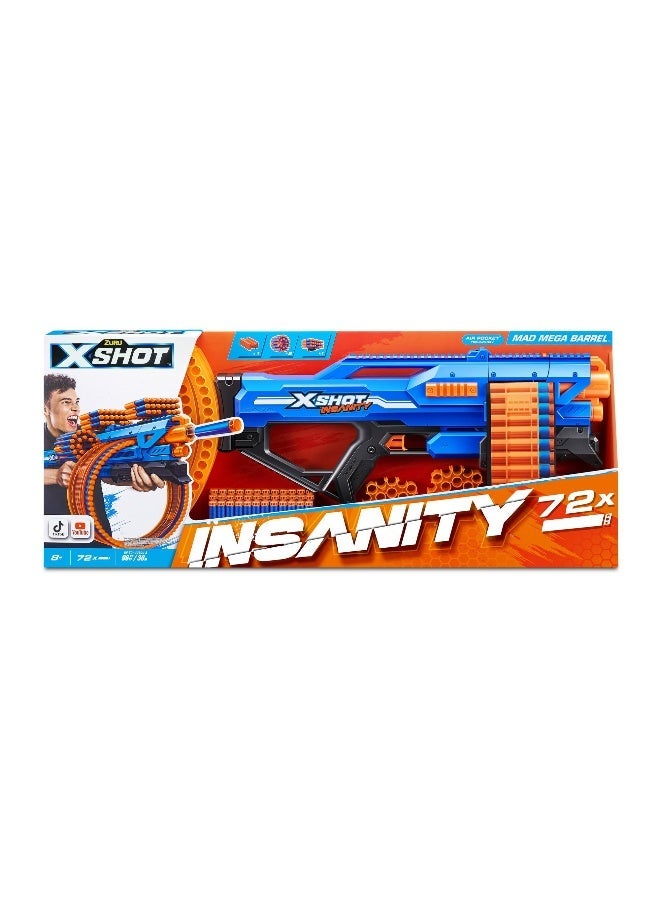X-Shot ZURU X-Shot Insanity Mad Mega Barrel Blaster - Image 2