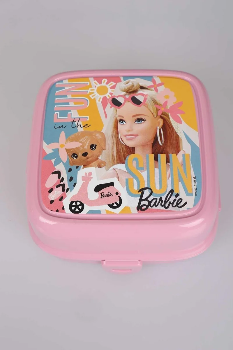 Barbie Licensed 2-Layer Lunch Box *smart Lunch Box* Inspire