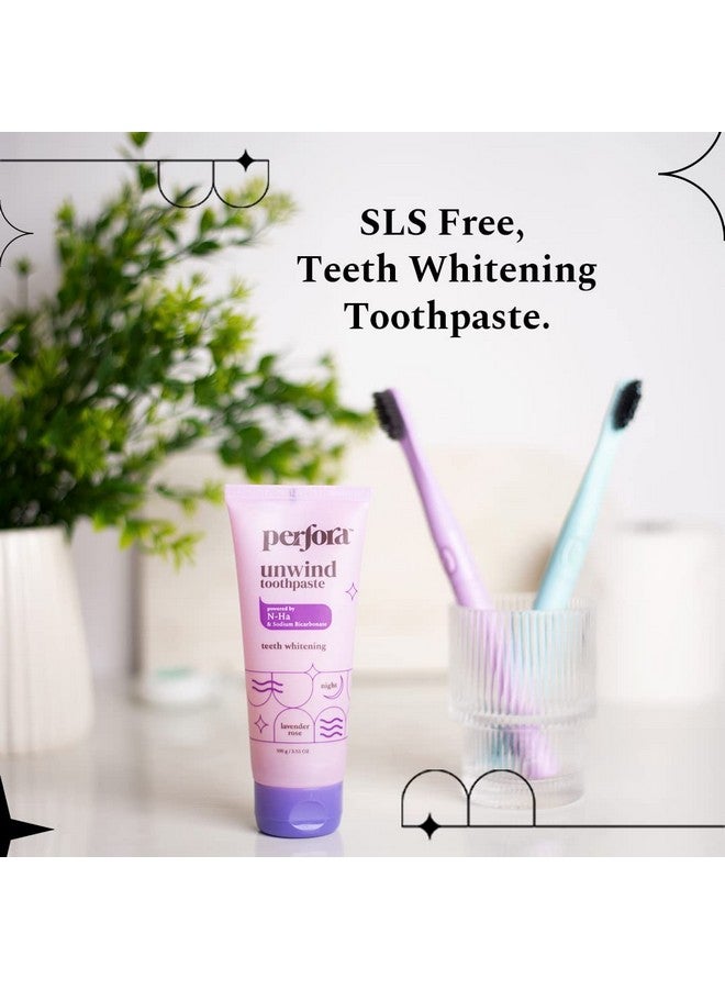 بيرفورا معجون أسنان بيرفورا أونوايند | تبييض الأسنان وتنظيف فائق | معاجين أسنان خالية من كبريتات لوريل الصوديوم والفلورايد | إن-ها لإعادة تمعدن الأسنان | لثة صحية وعناية كاملة بالأسنان | لافندر روز | عبوة من قطعتين - Image 2
