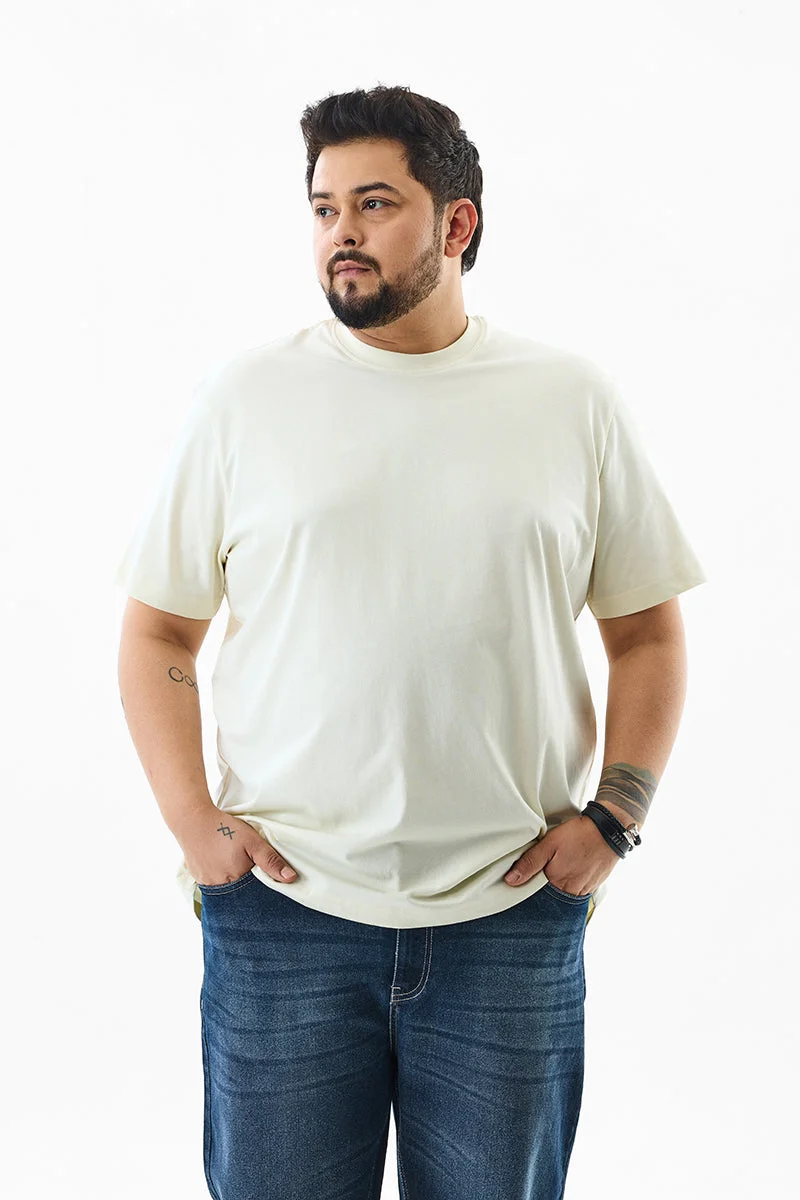 SNITCH Regular Fit 100% Cotton Plus Size T-Shirt