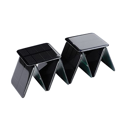 SUNYIMA 10pcs Mini Monocrystalline Solar Cells Solar System Kit 50mm X 50mm/1.96" X 1.96" 2V 160MA for DIY Charge Solar Panels - Image 5