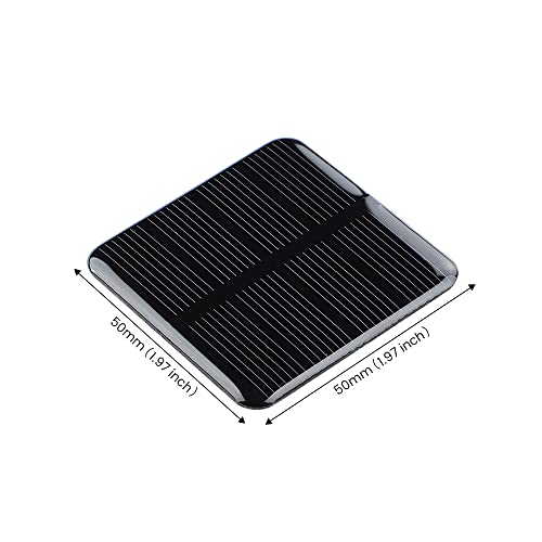 SUNYIMA 10pcs Mini Monocrystalline Solar Cells Solar System Kit 50mm X 50mm/1.96" X 1.96" 2V 160MA for DIY Charge Solar Panels - Image 3