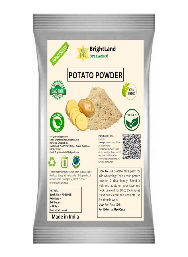 Brightland 100% Natural Potato Powder For Face And Skin (Solanum Tuberosum)100Gm - Image 2