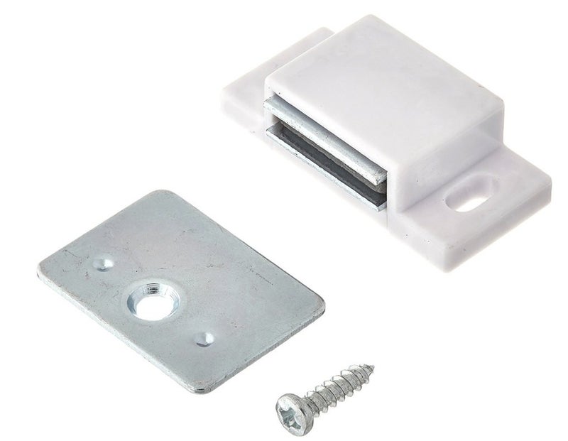 MPJ Shutter Hardware 50631-R 15lb Single Magnetic Catch White/zinc Retail Pack (10) - Image 5