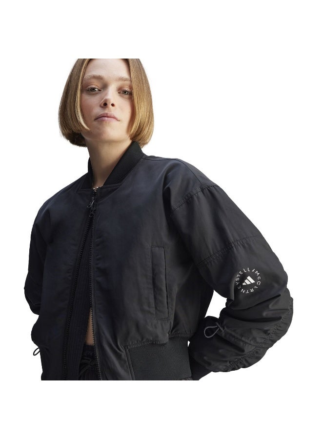 Adidas Mccartney Woven Bomber Cropped - Image 5