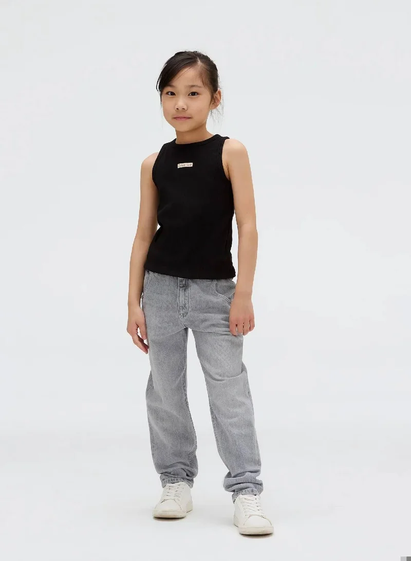 High Rise Wide Leg Jeans