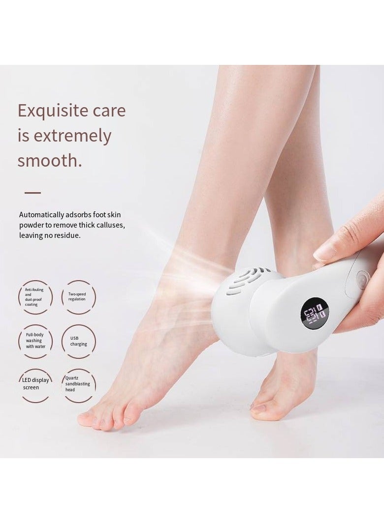 general Electric Callus Remover for Feet with Vacuum,Professional Pedicure Tools Kit Foot File Callus Remover - Image 2