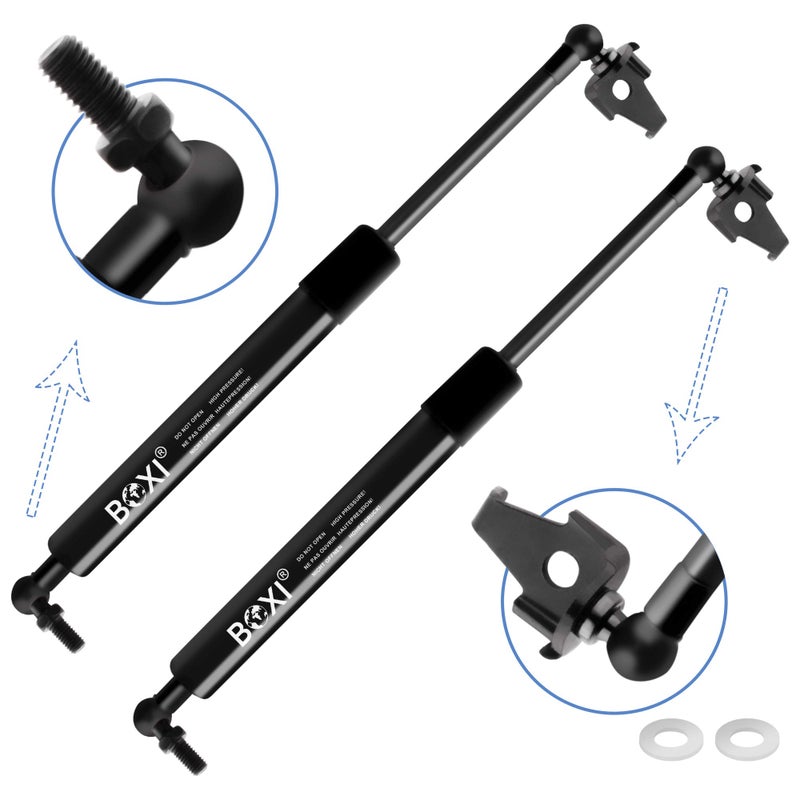 BOXI 2pcs Front Hood Gas Charged Lift Supports Struts Shocks Spring Dampers Fit Lexus SC430 2002 2003 2004 2005 2006 2007 2008 2009 2010 Base Convertible 2-Door Hood PM1001, 53440-29125, 53450-29095 - Image 2