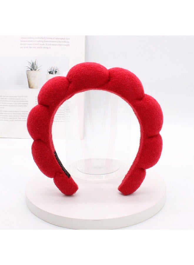 TYSSELY Spa Headbands for Washing Face, Makeup Headband, Skin Care Headbands, Bubble Facial Headband, Towel Headband,Hair Band Puffy headband… - Image 2
