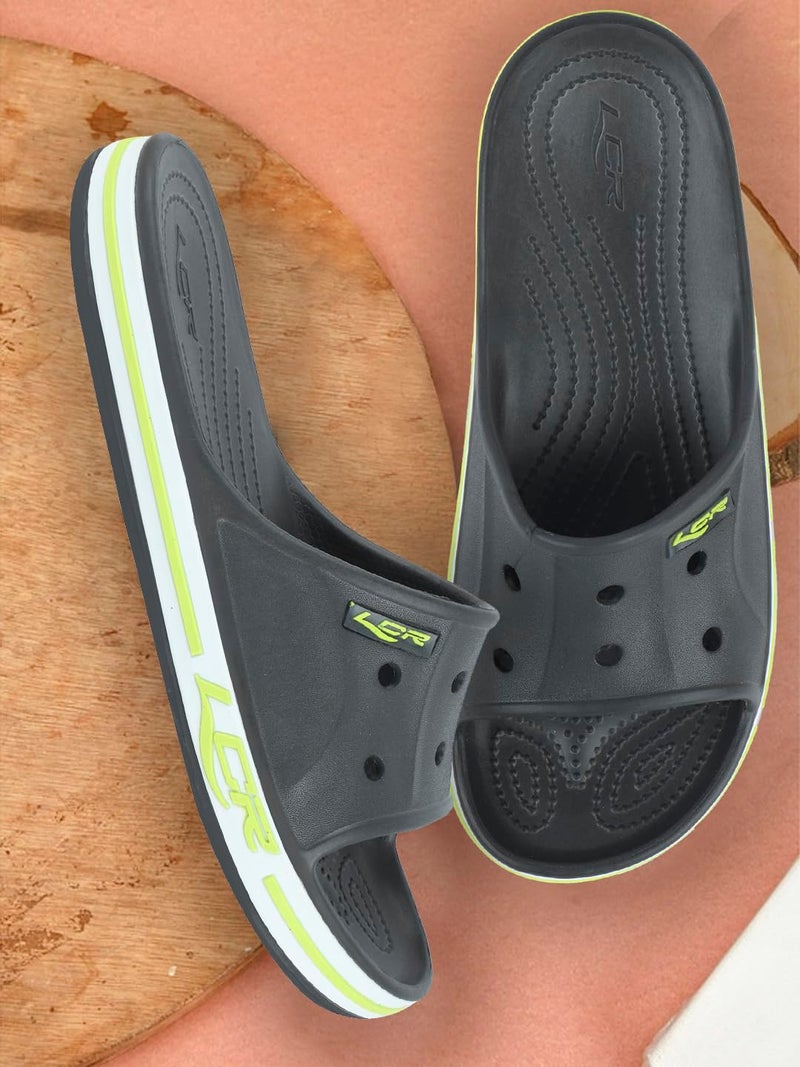 Lancer MENS SLIDE-HERO-T.GRY1 GREY SLIPPERS - Image 5