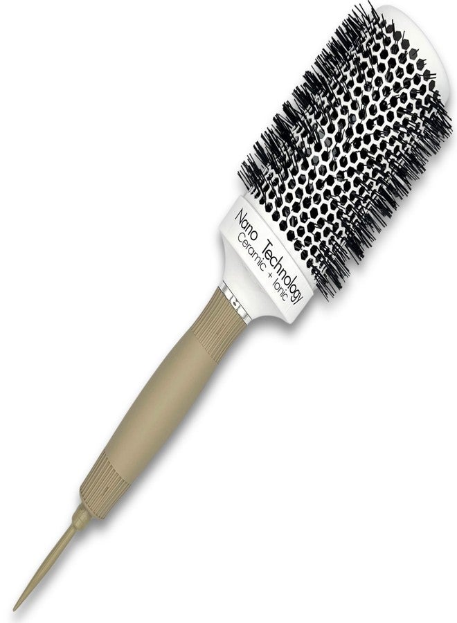 Saki Shears Round Hair Brush for Professional Blow Drying - Ceramic Ionic Thermal Barrel Brush for Blowouts and Precise Styling - Lightweight (2.2 Inch) - Image 1