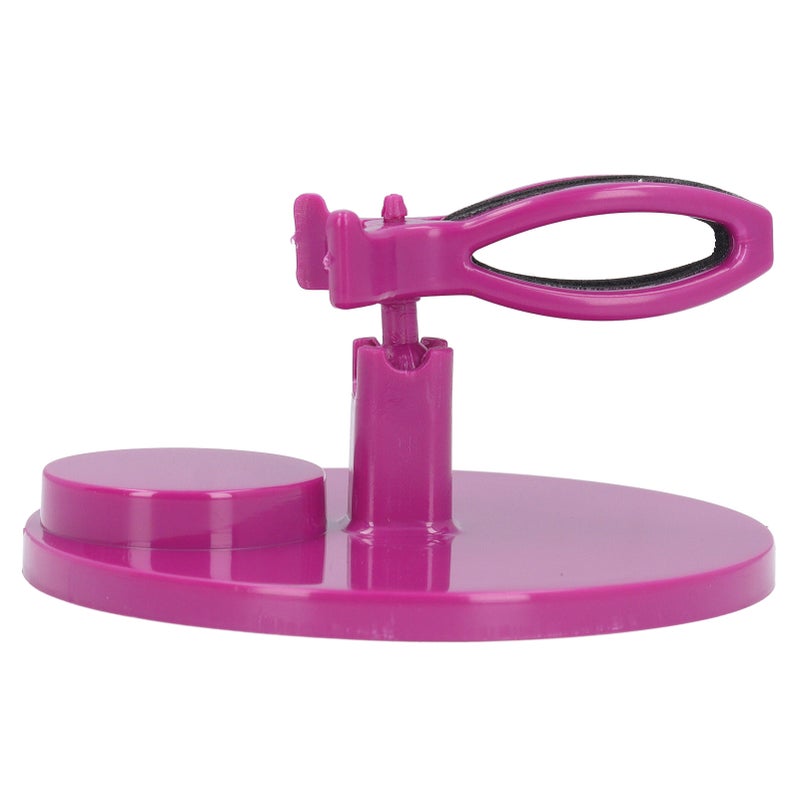 Nail Polish Holder Anti Spill Nail Polish Bottle Holder Handsfree Gel Nail Accessory Holder Nail Art Tool Clamp Purple - Image 1