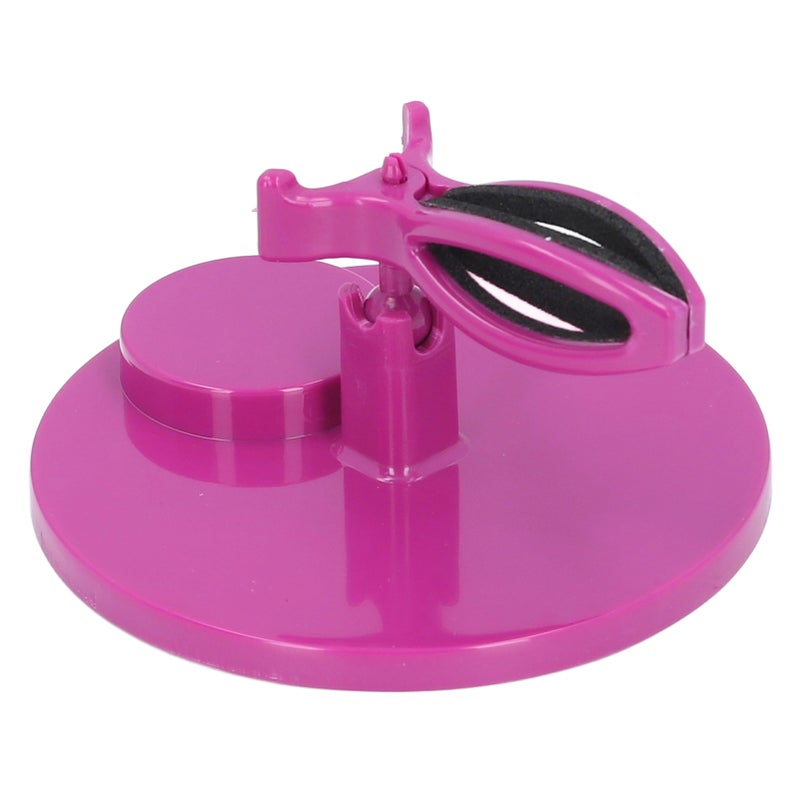 Nail Polish Holder Anti Spill Nail Polish Bottle Holder Handsfree Gel Nail Accessory Holder Nail Art Tool Clamp Purple - Image 3