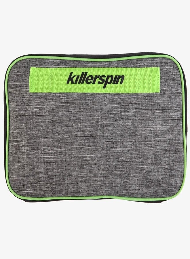 كيلر سبين حقيبة حمل مضارب تنس الطاولة Killerspin Optima | غطاء مبطن لمضرب تنس الطاولة | حقيبة بوليستر مبطنة ومعززة لمضربين لتنس الطاولة | جيب جانبي للأجهزة اللوحية بحجم 8 بوصات | إغلاق بسحاب واقٍ - Image 3