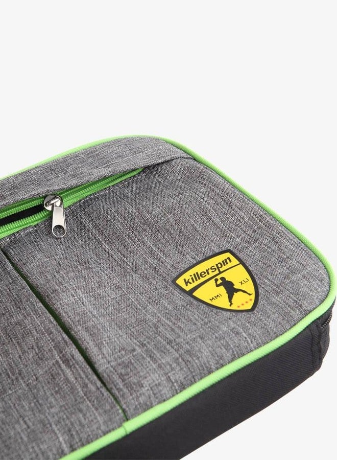 كيلر سبين حقيبة حمل مضارب تنس الطاولة Killerspin Optima | غطاء مبطن لمضرب تنس الطاولة | حقيبة بوليستر مبطنة ومعززة لمضربين لتنس الطاولة | جيب جانبي للأجهزة اللوحية بحجم 8 بوصات | إغلاق بسحاب واقٍ - Image 5