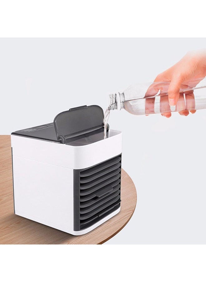 NIBEMINENT Desktop Portable Air Cooler Mini Cooling Fan lcb190501061 White  - Image 3