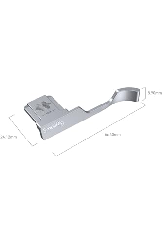 SmallRig Thumb Grip with Hot Shoe Cover for FUJIFILM X100VI / X100V (Silver) - Image 3