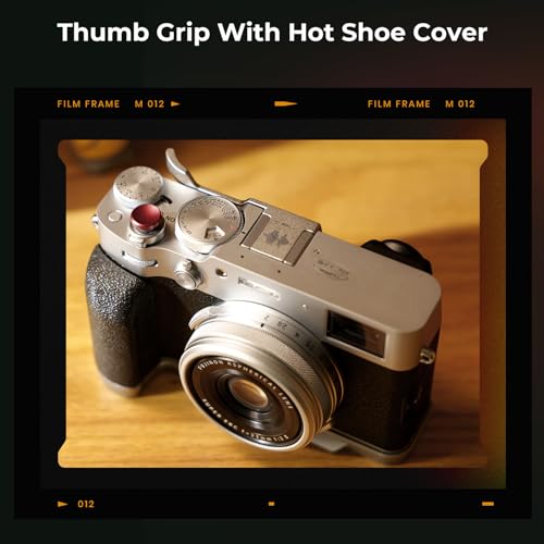 SmallRig Thumb Grip with Hot Shoe Cover for FUJIFILM X100VI / X100V (Silver) - Image 4