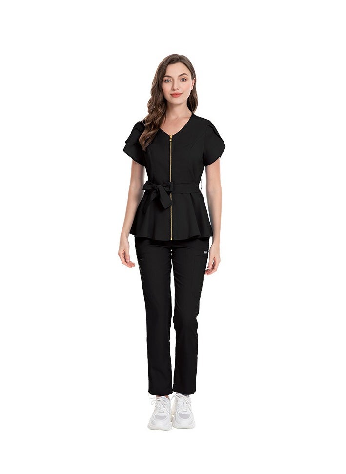 KUYING New V-neck Split Style Medical Work Uniform  - Image 1